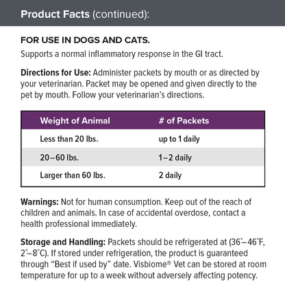 Visbiome Vet - Packets