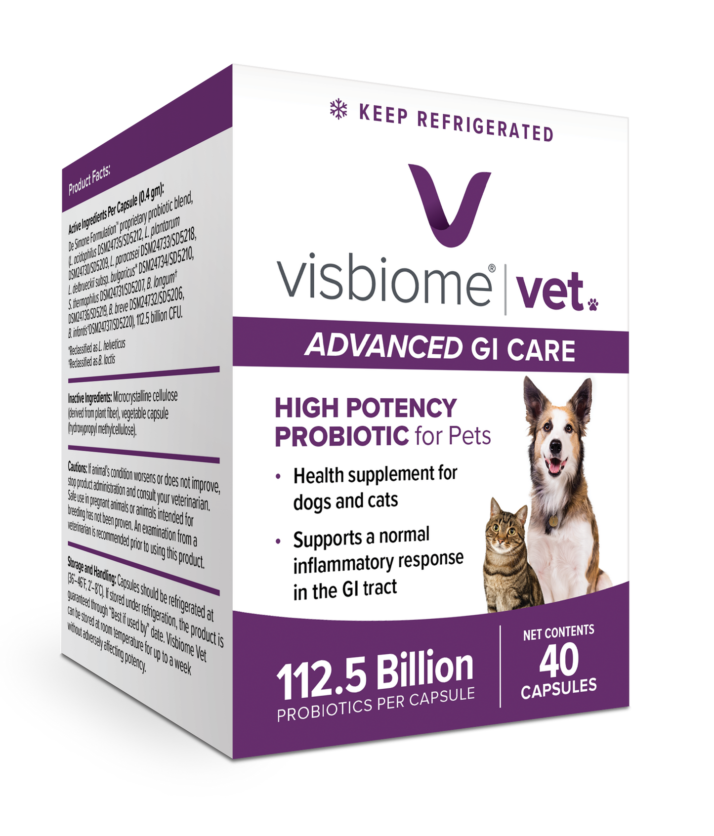 Visbiome Vet - Capsules - 4 Pack